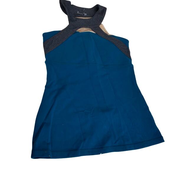 Hu Nu Activewear Colorblock Workout Fitness Tank Top Size Small - Picture 2 of 6